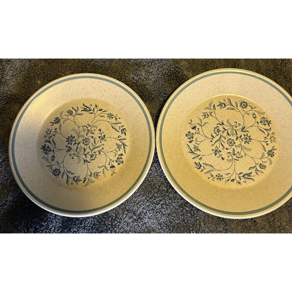 Lennox Temperware Blue Breeze Snack Plate Two - Picture 2 of 2